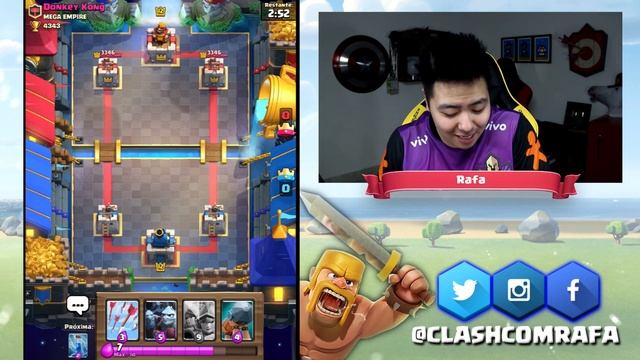 FAZIA MUITO TEMPO QUE NÃO ENCONTRAVA UM JOGADOR DESSE NO CLASH ROYALE! смотреть онлайн