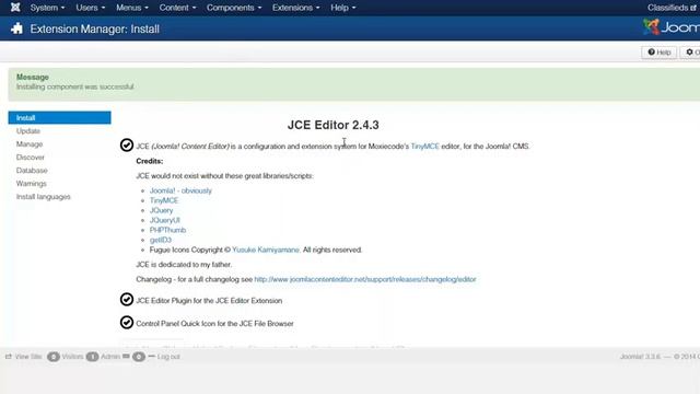 6. Create a Business Directory Website With Joomla - Installing JCE Editor Component смотреть онлайн