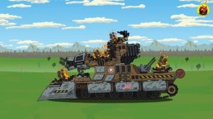 Мега танки против Босса - Мультики про танки