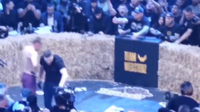 Нокдаун регбисту, регбист реожидал от Тарасова.