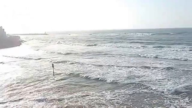 Jaffa beach - יפו - يافا - Israel - Mediterranean sea смотреть онлайн