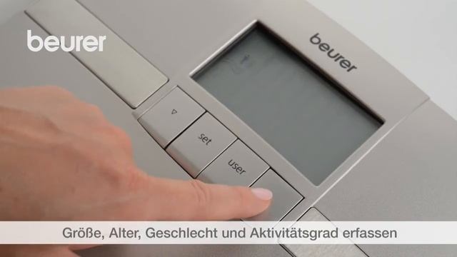 Quick Start Video der Diagnosewaage BF 18 von Beurer смотреть онлайн