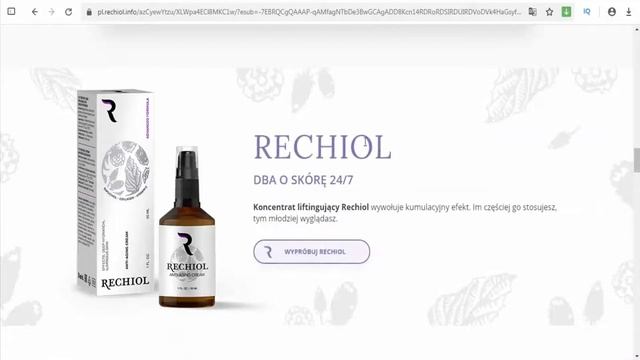 Rechiol - PL/Poland - anti aging serum смотреть онлайн