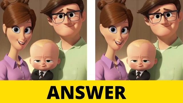 Find The Difference Baby Boss || Spot The Difference || Boss Baby #bossbaby #challenge #puzzlegame