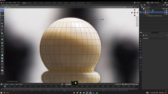 Create a Chess Piece in Blender смотреть онлайн