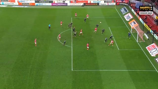 Спартак сравнял счёт на последних минутах | Спартак 2:2 ЦСК. смотреть онлайн