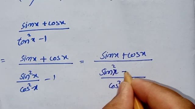 sinx+cosx÷tanx^2-1=cosx2÷sinx-cosx proof смотреть онлайн