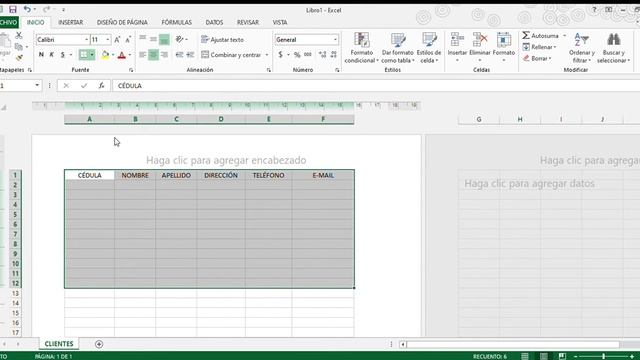TALLER "INTERFAZ DE EXCEL 2016" - PARTE 1 HOJA CLIENTES смотреть онлайн