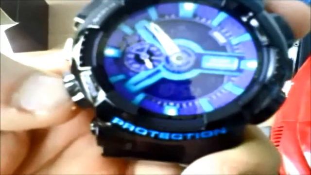 Unboxing Casio G-Shock GA110HC-1A X-Large Black And Purple