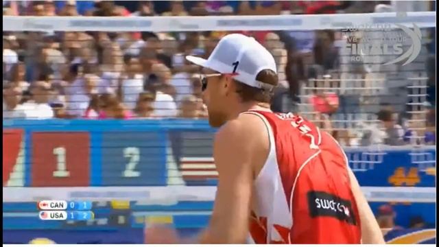 SWATCH FIVB WORLD TOUR FINALS-Schalk/Saxton CAN- Hyden/Bourne USA-Bronze Medal Match