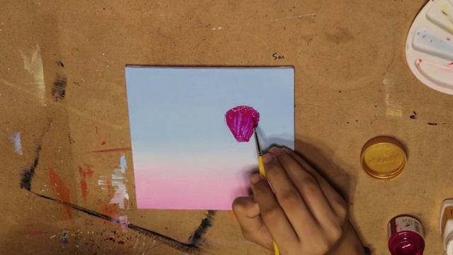 Dreamy Hot Air Balloon | 6X6 Canvas Painting | Art Ideas by Sai Patel смотреть онлайн