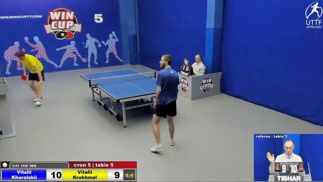 02:30 Хорольский Виталий (2:3) Крохмаль Виталий cтол 5 ЮГ-6 18.04.22 смотреть онлайн