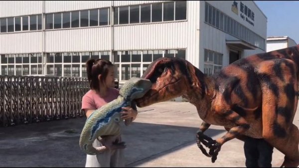 Dinosaur Costume: Visible Legs Raptor Earthy Yellow Dinosaur | Costumes