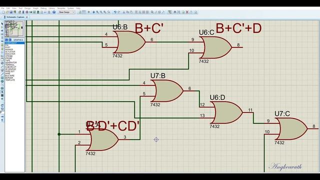 Design 7 Segment with Boolean expression in Proteus 2021 смотреть онлайн