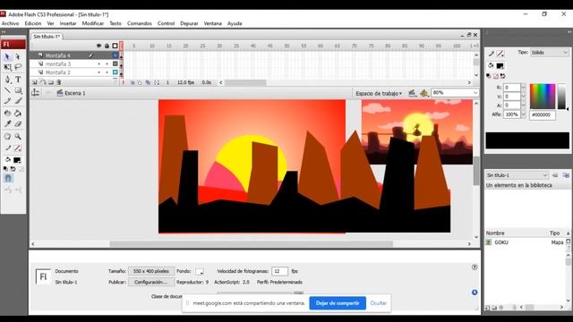 Manejo de Capas en Adobe Flash Efecto Parallax смотреть онлайн