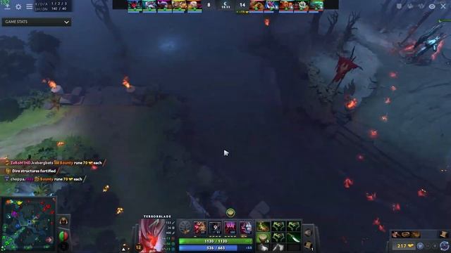 TERROR BLADE CARRY MAX DAMAGE ATTACK SPEED DESTROYS LEGION COMMANDER 8K+ MMR смотреть онлайн