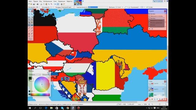 How to drow map with flags and how animate it ? смотреть онлайн