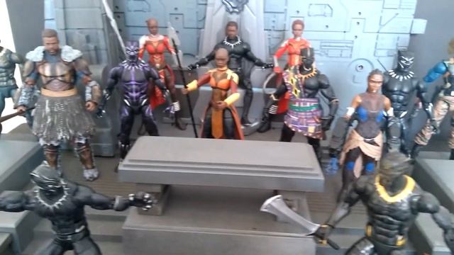 Marvel legends black panther M' Baku wave 2 and custom diorama part 1 смотреть онлайн
