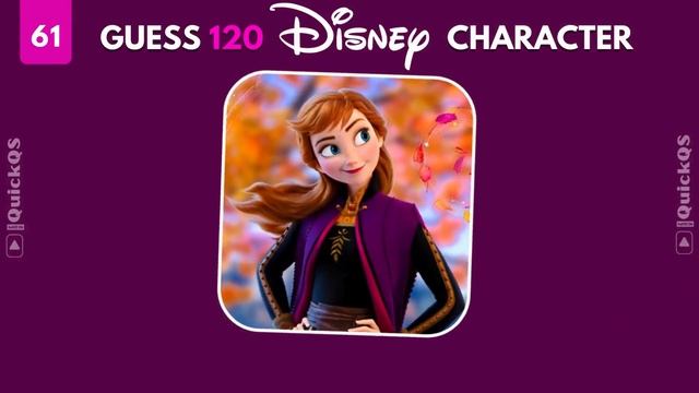 Guess the Character in 3 seconds | 120 Famous Disney Characters Quiz! смотреть онлайн