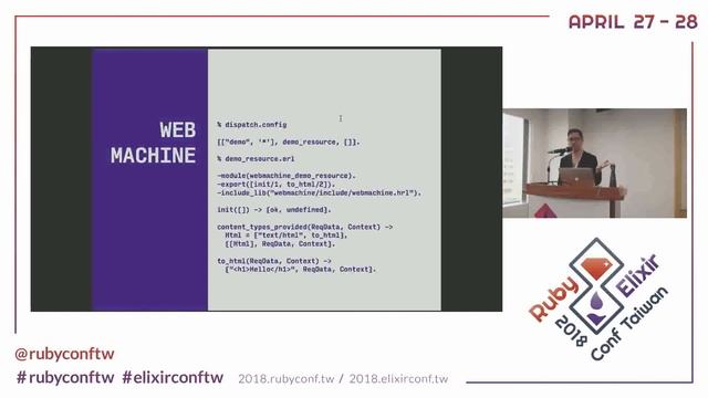 RubyElixirConfTaiwan 2018: Unplugging the Web with Elixir by Christopher Adams смотреть онлайн