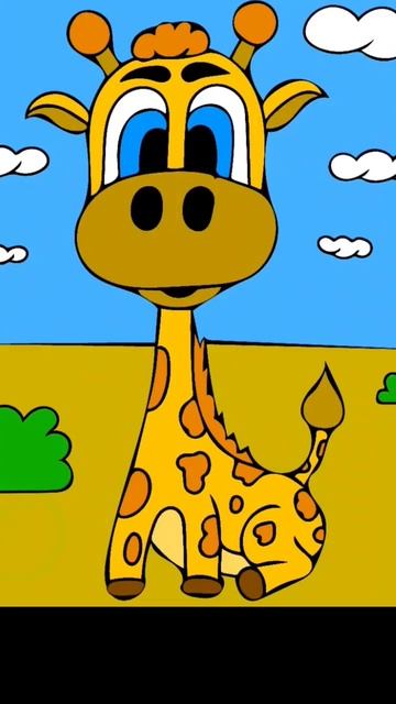 Como DIBUJAR una JIRAFA Paso a Paso смотреть онлайн