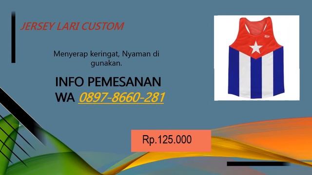 WA 0897 8660 281  Jersey Lari Satuan Bandung