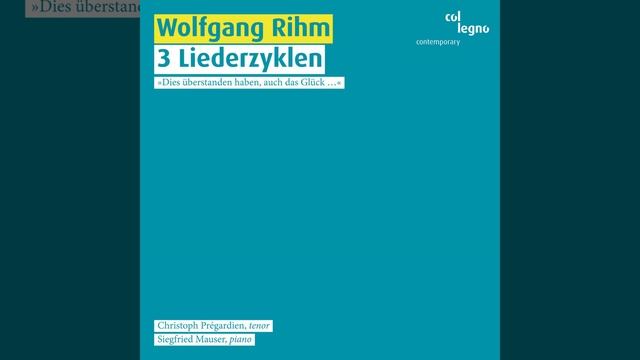 Ende der Handschrift. Elf späte Gedichte von Heiner Müller für Gesang und Klavier (1999) :... смотреть онлайн