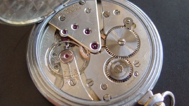 Omikron pocket watch 1950's смотреть онлайн