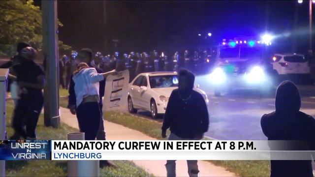 Lynchburg enforcing 8 p.m. curfew after another night of protests turned violent смотреть онлайн