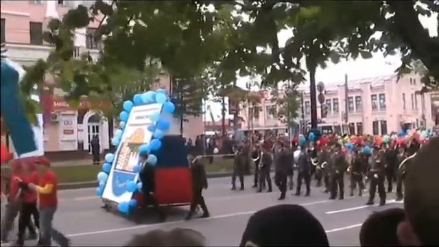 Хабаровск 150 летие парад 3 часть