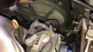 2AZ-FE AC compressor and fan running.