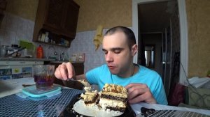 МУКБАНГ ДРУГАЯ ВЕРСИЯ / ТОРТ MIREL - ШОКОЛАДНЫЙ ТОФФИ / CAKE / ОБЖОР / EATING MUKBANG ASMR АСМР