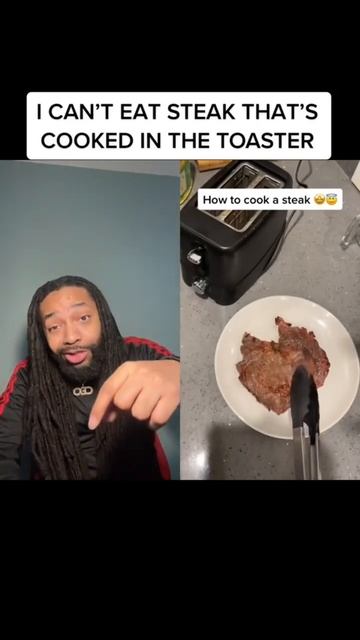 I can’t eat steak that’s cooked in the toaster #youtubeshorts #shorts смотреть онлайн