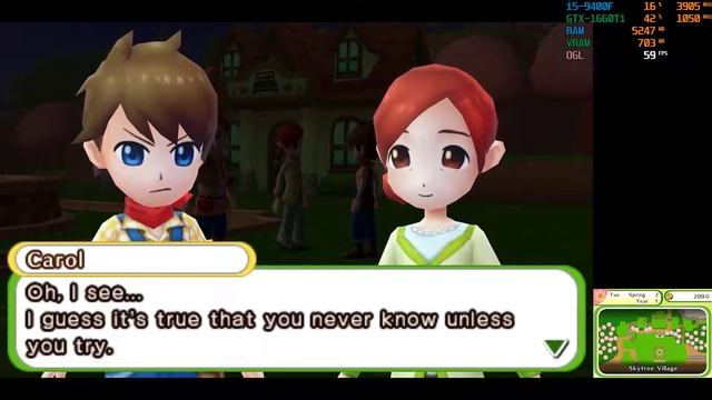[Citra 3DS Emulator] Harvest Moon - Skytree Village ~IR 5x Native~ (1080p) смотреть онлайн