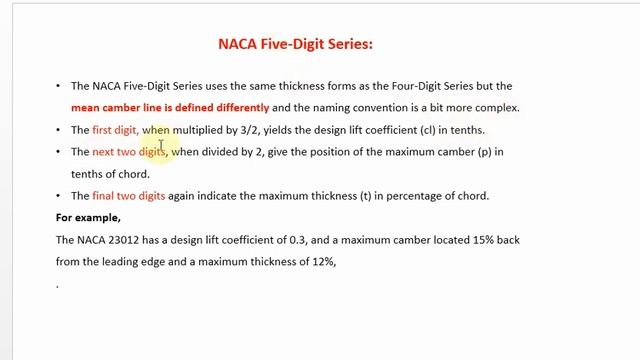 NACA Numbering system for an airfoil - Detailed Approach смотреть онлайн