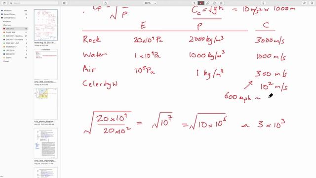 1:3 Fluid Properties - Wave Speeds, Viscosity, Vapor Pressure, Surface Tension
