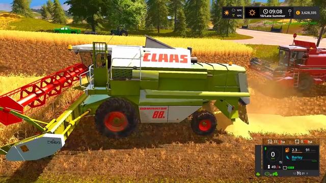 FS-17:HARVESTING BARLEY. смотреть онлайн
