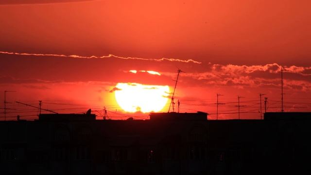 Kazakhstan. Almaty. Sunset. Алматы. Карантин. Закаты нашего городка. смотреть онлайн