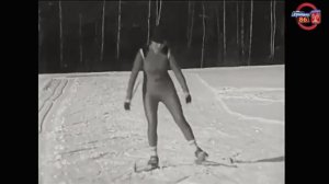 Техника конькового хода 1986г. СССР