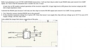 RE: Receiver Output Enable and DE: Driver Output Enable pins