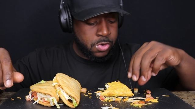 ASMR CRUNCHY TACOS AND STEAK CHALUPAS. MUKBANG (NO TALKING). TCASMR смотреть онлайн