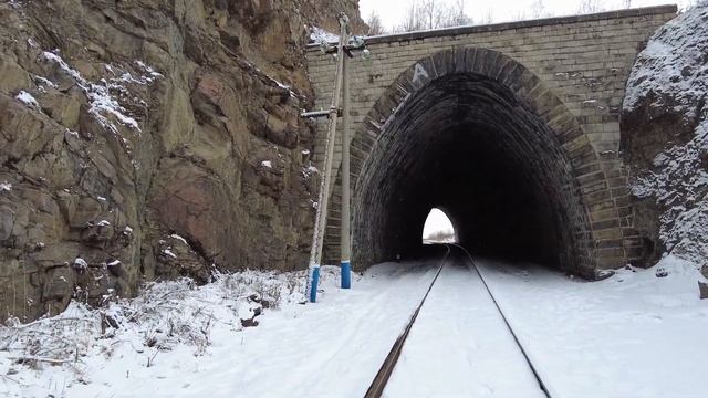Галерея № 1, построенная в 1904 году, на 77 км КБЖД смотреть онлайн