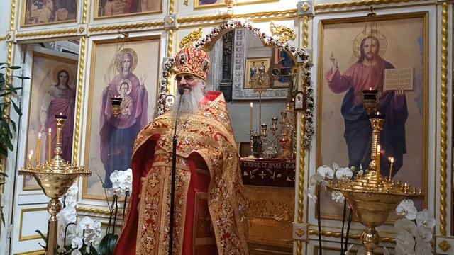 Проповедь на Литургии. Пятница Светлой Седмицы, праздника иконы Божией Матери 