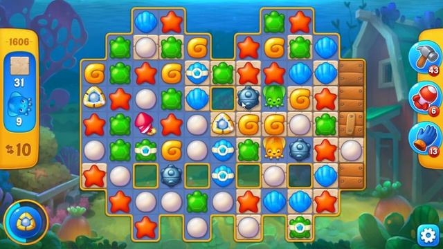 Fishdom 1606 Level - NO BooSTERS смотреть онлайн