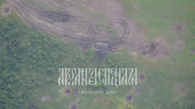 Брошенный Леопард 2А6 добивают Ланцетом смотреть онлайн