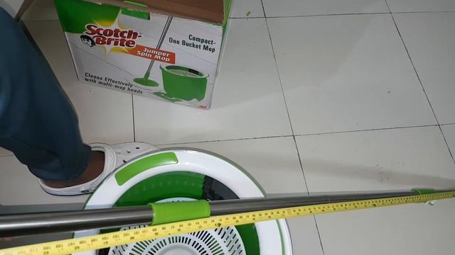 Scotch Brite Jumper Spin Mop With Round And Flat Heads With Refill