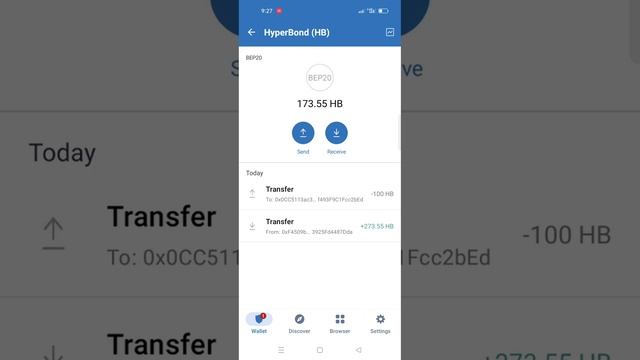 HB Sy Hyper Cosmos Me Direct Id Done 100$ Hb Trust Wallet Available Urdu And Hindi Video