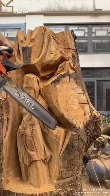 Nghệ Thuật Điêu Khắc Tượng Gỗ: Tượng Gỗ Phong Thủy | Đồ Gỗ Mạnh Sơn #shorts смотреть онлайн