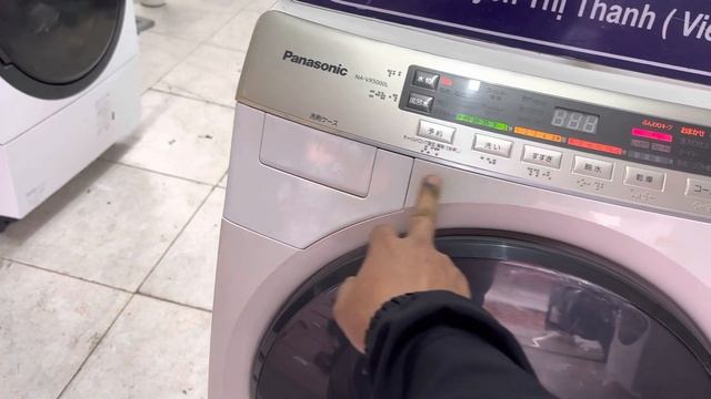 9 Triệu đồng Tậu Luôn 1 Em Máy Giặt Nhật, Panasonic VX5000 Giặt 9kg, Sấy 6kg, Giá Siêu Rẻ