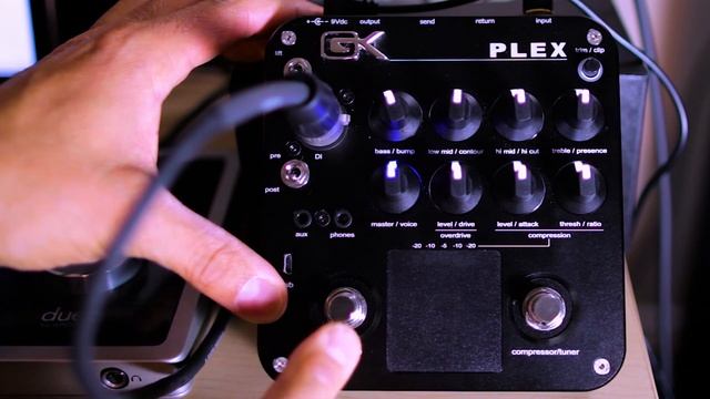 Gallien Krueger GK PLEX Preamp Pedal Sound Demo смотреть онлайн